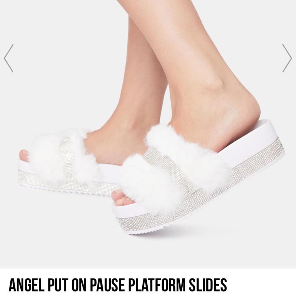 NWT Dolls kill angel put on pause platform slides